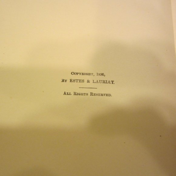 ANTIQUE 1894 HC BOOK CAPTAIN JANUARY, BY LAURA E RICHARDS - Picture 5 of 6
